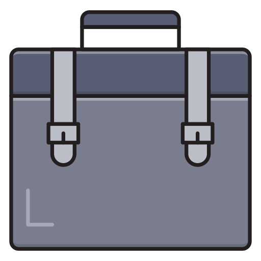 School bag Vector Stall Lineal Color icon