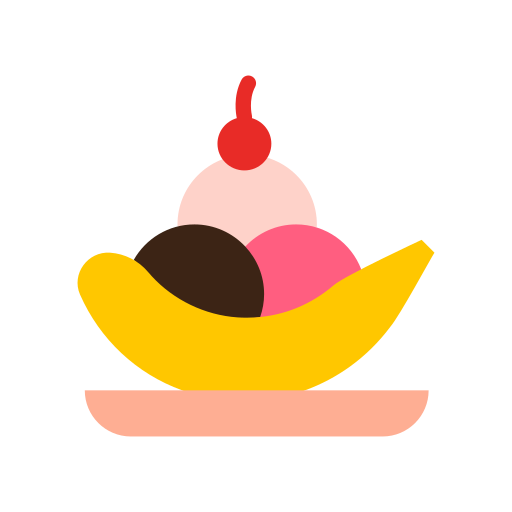 banana split Generic Flat icono