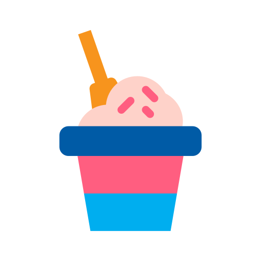 Ice cream cup Generic Flat icon