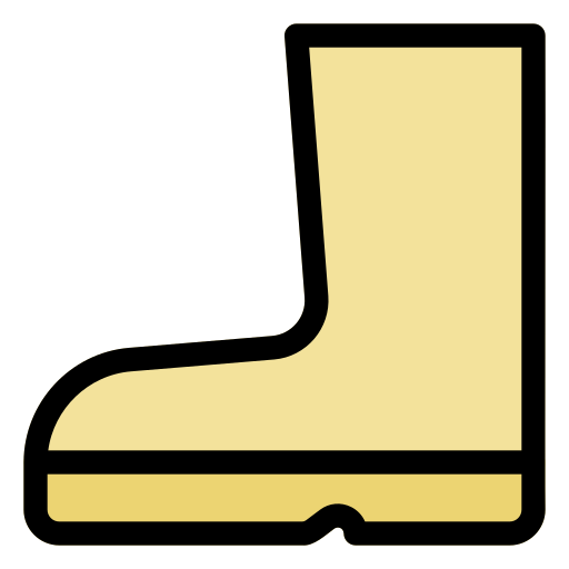 Boot shoes Generic Outline Color icon