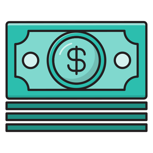 Деньги Vector Stall Lineal Color иконка
