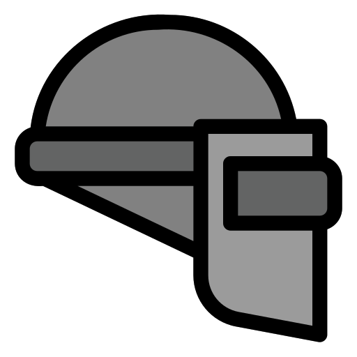 Welding mask Generic Outline Color icon