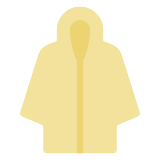 płaszcz przeciwdeszczowy Generic Flat ikona