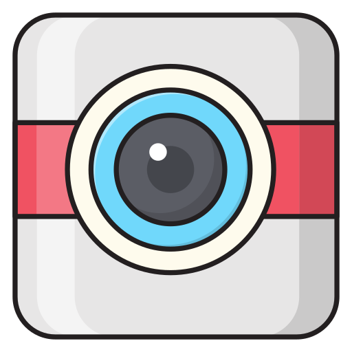 instagram Vector Stall Lineal Color icono