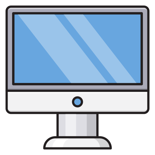 Desktop Vector Stall Lineal Color icon