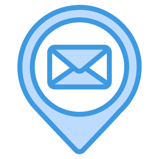 oficina de correos Generic Blue icono