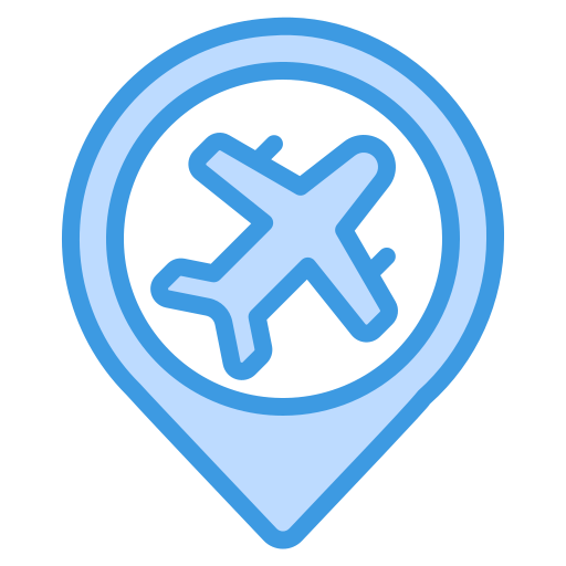 lotnisko Generic Blue ikona