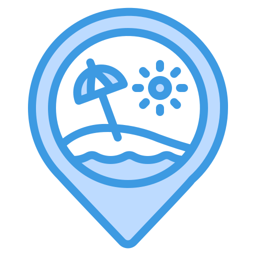 해변 Generic Blue icon