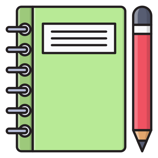 Workbook Vector Stall Lineal Color icon