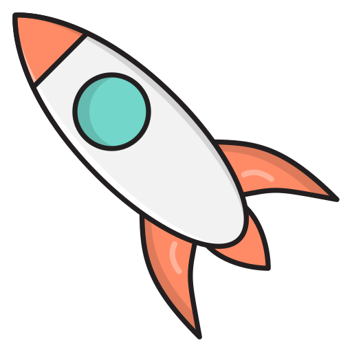 raketenstart Vector Stall Lineal Color icon