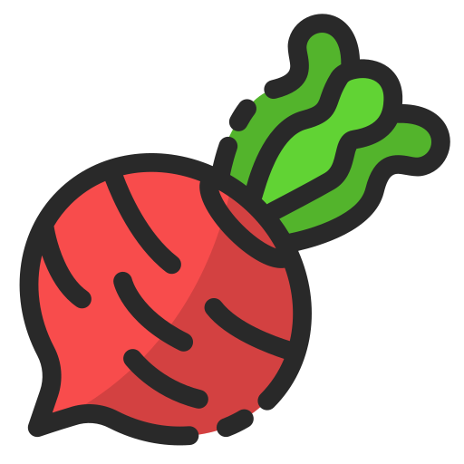 Turnip Generic Outline Color icon