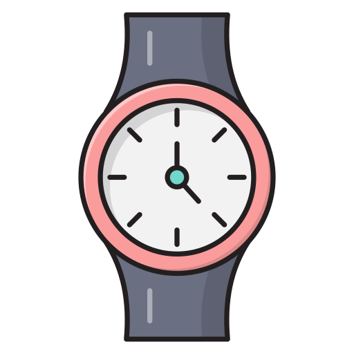 reloj de pulsera Vector Stall Lineal Color icono