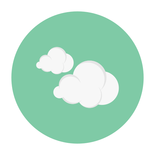 曇り Generic Circular icon