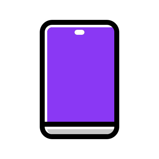 Smartphone Generic Color Omission icon
