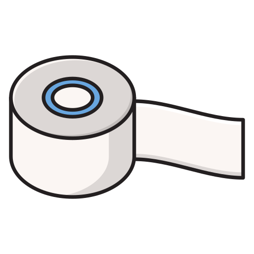 Tape Vector Stall Lineal Color icon