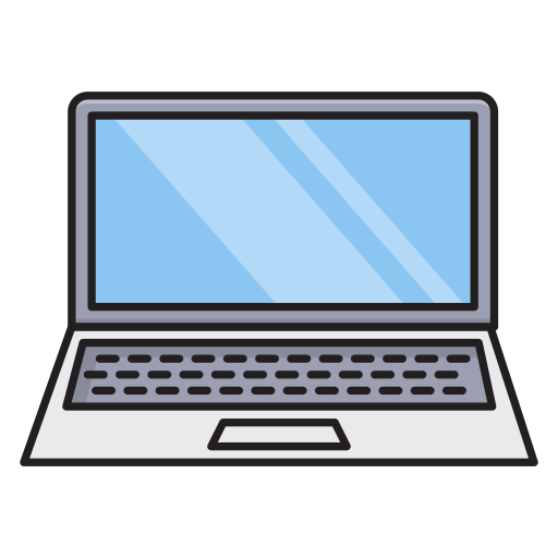 laptop Vector Stall Lineal Color icon