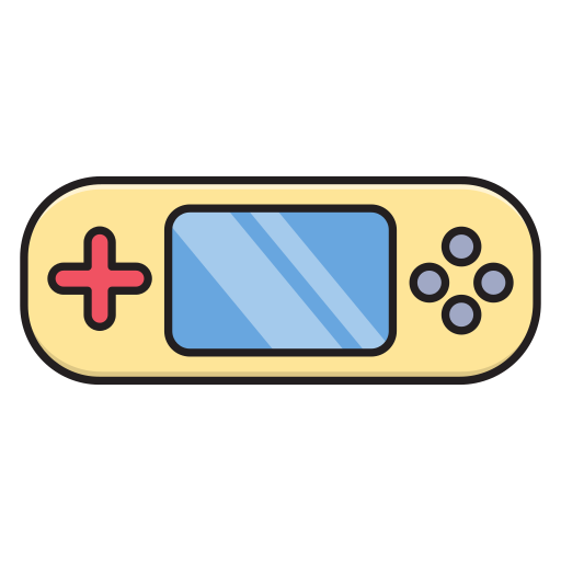 Video game console Vector Stall Lineal Color icon