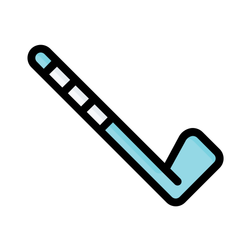 Hockey stick Generic Outline Color icon