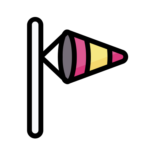 windzak Generic Outline Color icoon