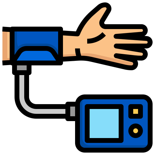 bloeddrukmeter Generic Outline Color icoon
