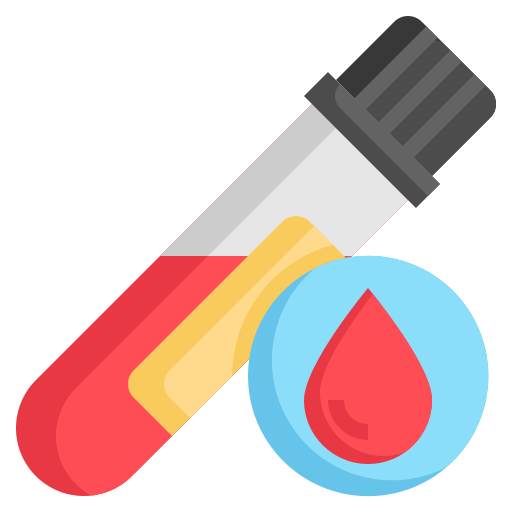 bloed test Generic Flat icoon