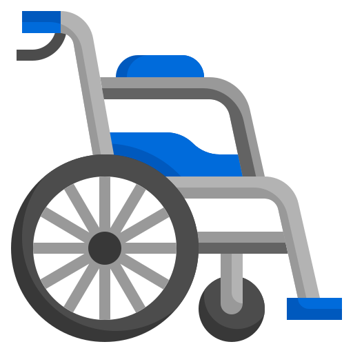 cadeira de rodas Generic Flat Ícone