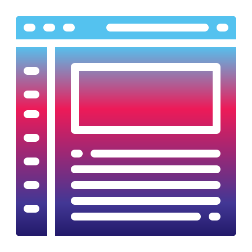 website ontwerp Generic Flat Gradient icoon