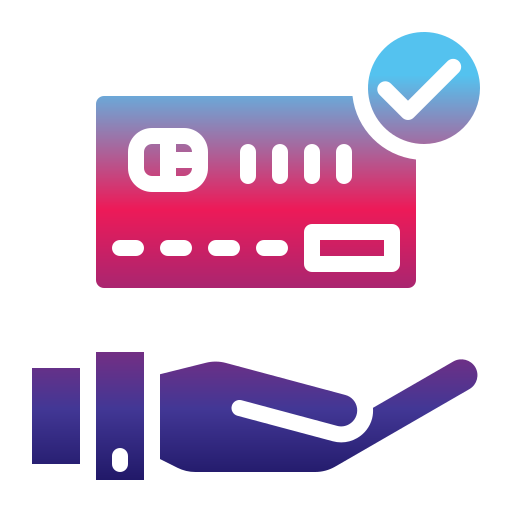 Credit card payment Generic Flat Gradient icon