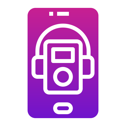 podcast Generic Flat Gradient ikona