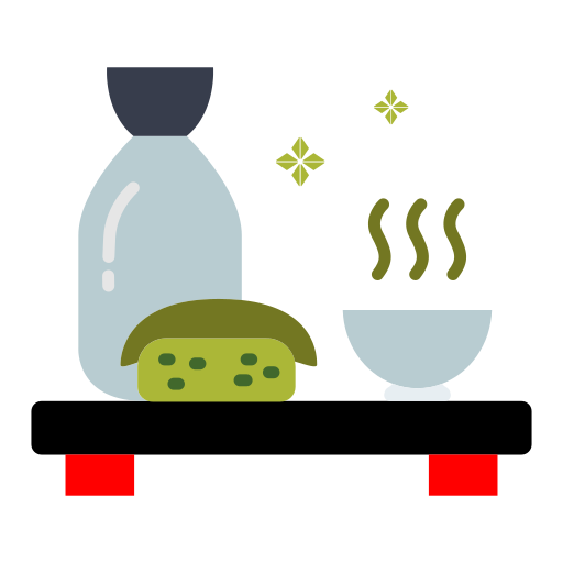 Горячий зеленый чай Generic Flat иконка