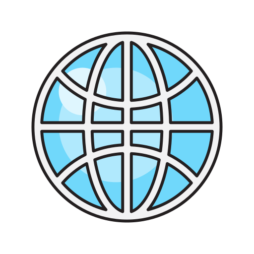 mundo Vector Stall Lineal Color icono