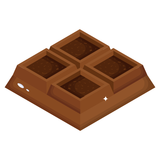 chocolat Generic Isometric Icône