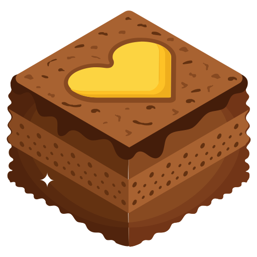 Chocolate cake Generic Isometric icon