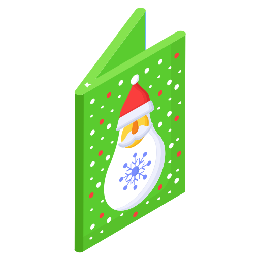 biglietto natalizio Generic Isometric icona