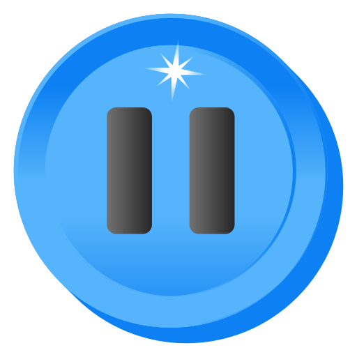 botón de pausa Generic Flat Gradient icono