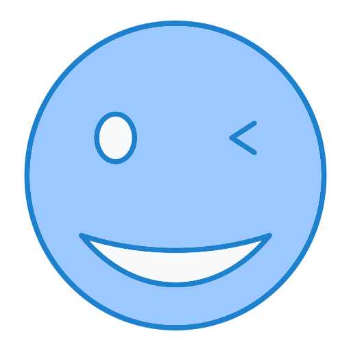 knipoog Generic Blue icoon