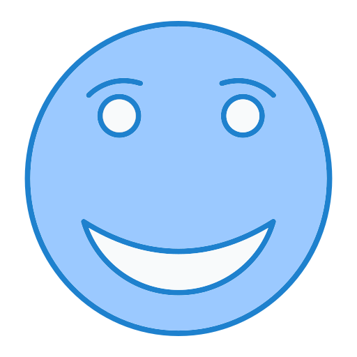 Emoji Generic Blue icon