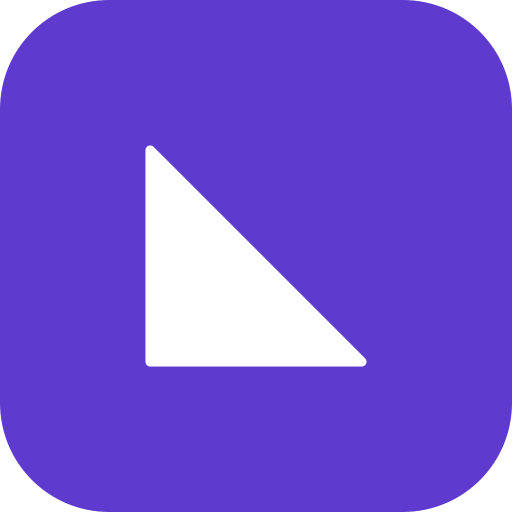 driehoek Generic Flat icoon