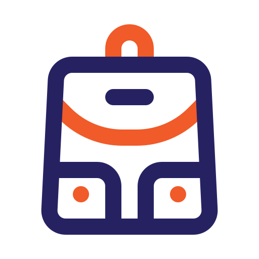 rucksack Generic Outline Color icon