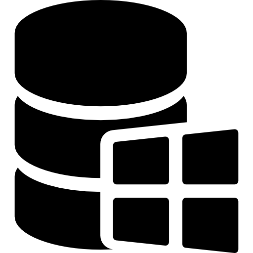 windows de base de datos  icono
