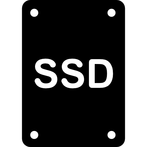 almacenamiento ssd  icono