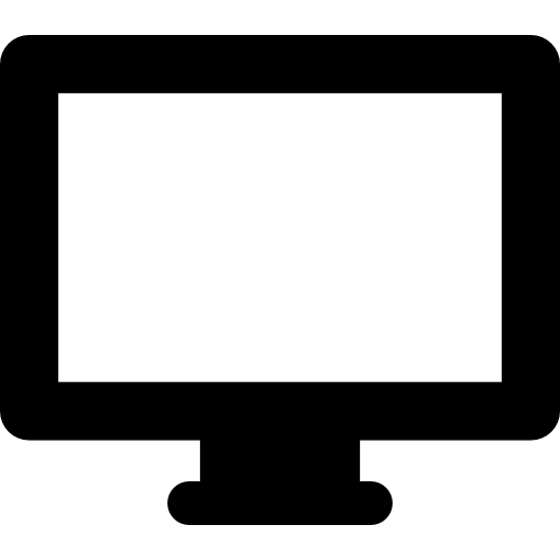 pantalla de la computadora  icono