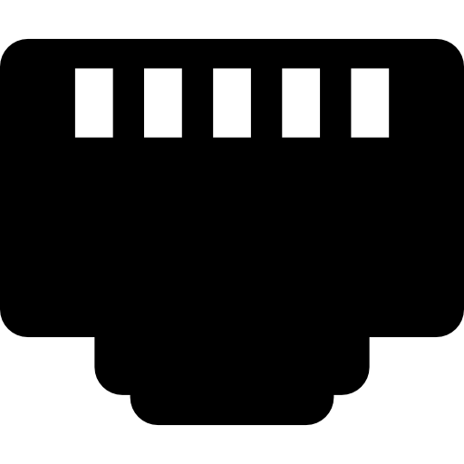 5-poliger stecker  icon