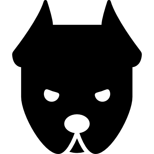 perro enojado  icono