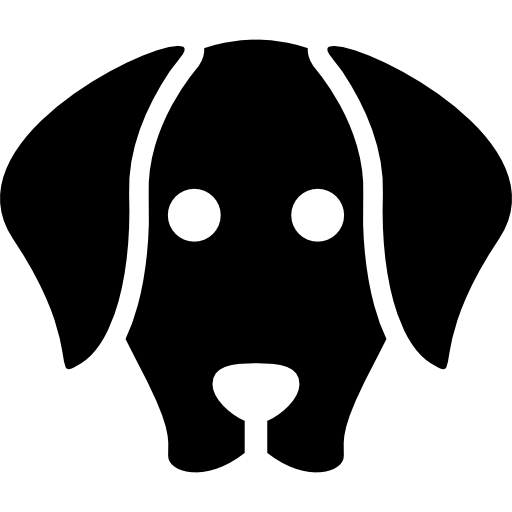 honden gezicht  icoon