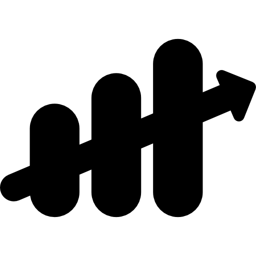 Восходящая гистограмма  иконка