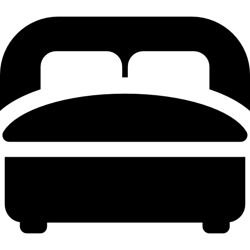 Two person bed  icon