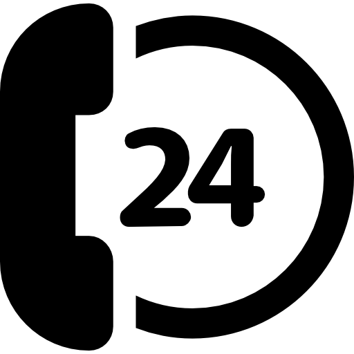 24 시간 전화  icon