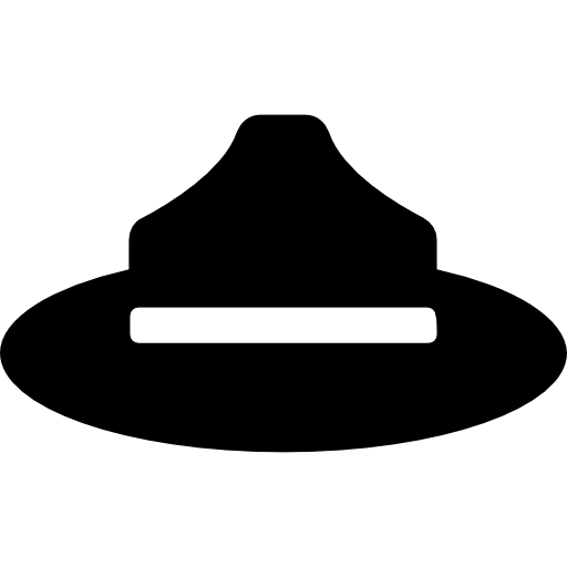 sombrero de vaquero  icono