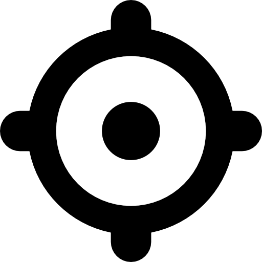 objetivo circular  icono